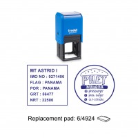 Trodat 4924P2F Self Inking Stamp 40x40mm